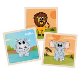 Voggenreiter 1239 Memo Africa Wooden Memory