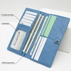 Alldaily - portafolios de piel ultrafina para mujer, con bloqueo