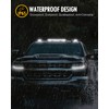 Partsam 3pcs Smoke Cover Lens White 30 LED Cab Marker