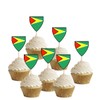 AK Giftshop Guyana Flags Party Food Sticks Picks Cupcakes Decorations