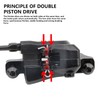 Hydraulic Disc Brake Set, Aluminium Alloy Front and Rear Caliper