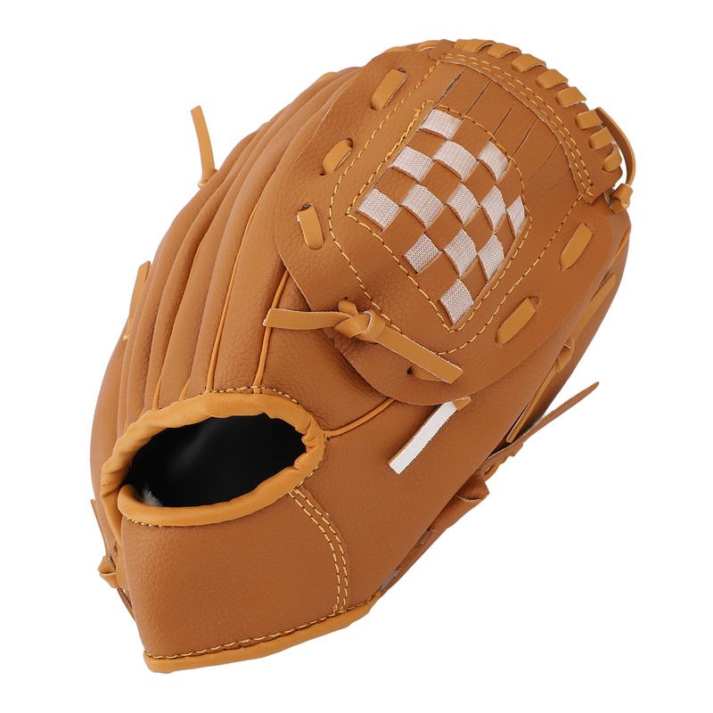 Baseball Glove Ergonomic PU Leather Baseball Mitts Softness Professional Baseball
