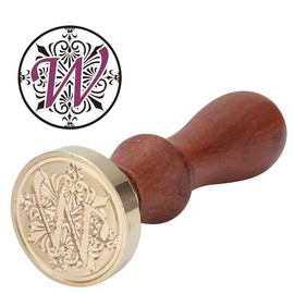 Classic Wooden Letter W Alphabet Letter Initial Wax Classic Sealing Wax Seal Stamp