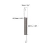 sourcingmap 1.0mmx10mmx60mm Dual Hook Small Tension Spring Nickel Plating 2pcs