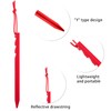 WIFUN 12 Pieces Tent Pegs, Triangular sawtooth Heavy Duty Tent