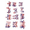 12pcs American Independence Day Glasses American Flag Holiday Glasses for