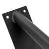 DYNAMI 2-Pack Stainless Steel U-Shaped Handrail for 1-3 Steps,27.5in Black