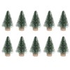 FOMIYES Small Pine Tree Decor with Wooden Bases Desktop Christmas