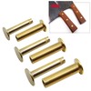 9 Sets Kitchen Knife Handle Rivet Screw Brass 5/16" x