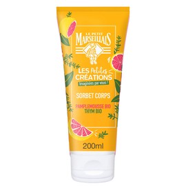 Le Petit Marseillais Sorbet Body Moisturising Gel Organic Grapefruit & Organic Thyme Dry Skin 200ml