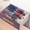 Acrylic Belt Organizer, ToyaJeco 5 Compartments Belt Storage Holder for