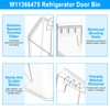 [2 pack] Upgraded W11366475 Refrigerator Door Shelf Bin Compatible with
