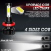 CHUSYYRAY 4-Sides H11 LED Headlight Bulbs Kit 360000LM HIGH-LOW Beam