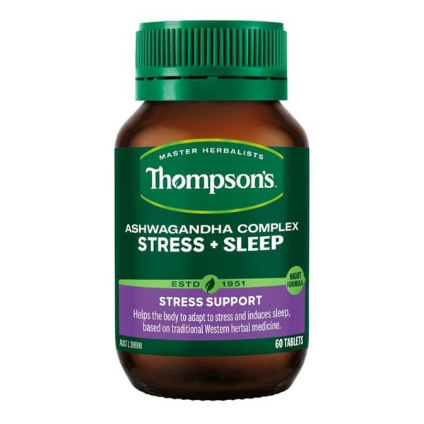 Thompsons Buy Thompsons Ashwagandha Complex Stress And Sleep 60 Tablets