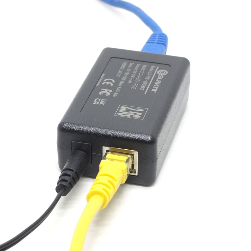 DSLRKIT 2.5G Gigabit Active PoE Splitter Type-C 5V 4A 20watt