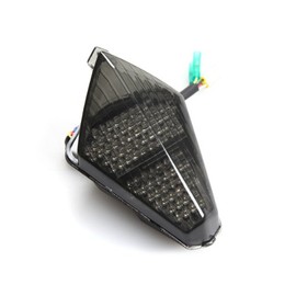 Integrated Sequential LED Tail Lights Smoked Lens for 2007-2008 Yamaha YZF R1