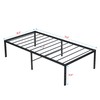 LUMISOL Twin Size Bed Frame, Heavy Duty Metal Bed Frame,