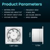 HG Power 6 Inch Exhaust Fan, 308CFM Wall Exhaust Fan