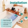 SereneLife Bubble Bath Mat, Non-Slip Bathtub Mat with Remote Control,