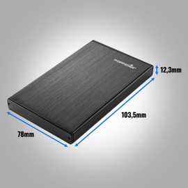 Poppstar SE50 UASP USB 3.0 Hard Drive Enclosure