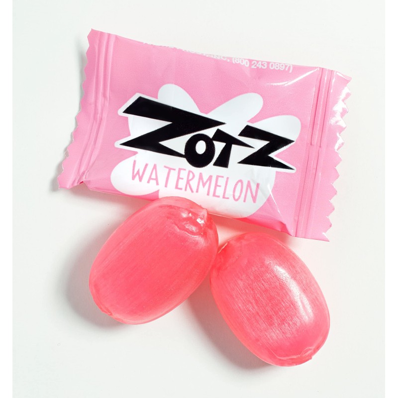 Zotz Fizz Power Candy Watermelon - Fruit Flavored Hard Candy