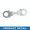 A ABSOPRO 50A Flat Fuse Strip Metal Silver Tone for