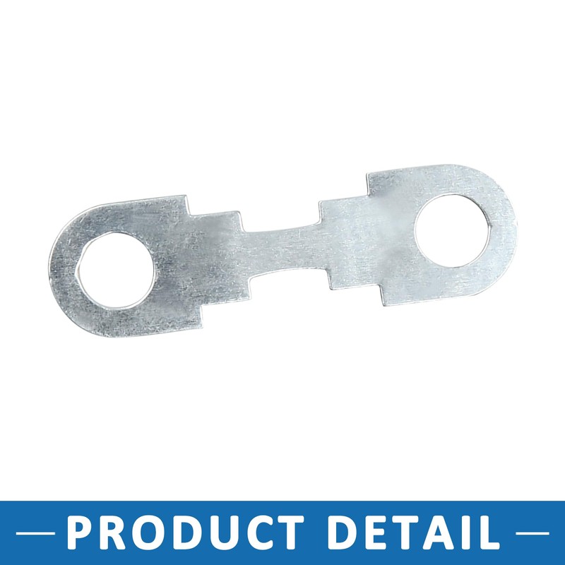 A ABSOPRO 50A Flat Fuse Strip Metal Silver Tone for