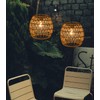 Battery Operated Outdoor Chandelier for Gazebo Pendant Light with Remote