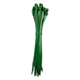 OutdoorFix Cable Ties 200 x 4.6 mm, Pack of 50 - Leaf Green - Weatherproof, UV-Resistant