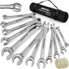 SEDY 14-Piece Flare Nut Wrench Set with PTFE Tape, Metric