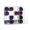 HUHYNN Tie Rack Organizer, Clear Tie Organizer Box, Acrylic Tie