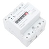 Electricity Watt Hour Meter Dual Color LED Indicator Rail Mount