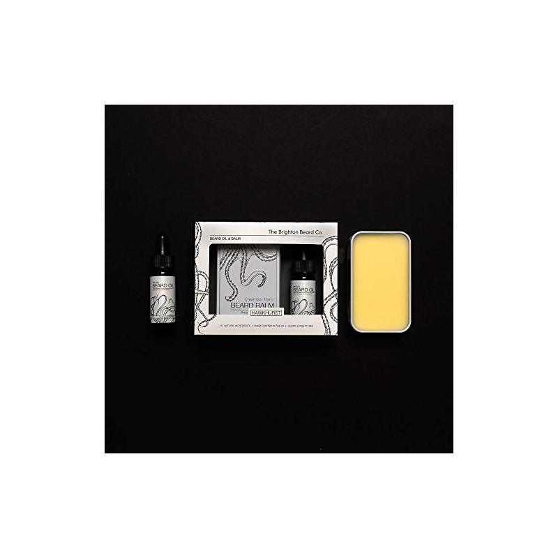 The Brighton Beard Co. Hawkhurst Beard Conditioning Gift Set Including