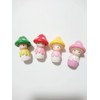 Set of 4 Miniature Mushroom Dolls Terranium Gardening Moss Doll
