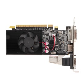 GT610 2G Gaming Graphics Card 2GB DDR3 64bit Graphics Card 810MHz 1000MHz PCI Express X16 1.1 DVI VGA HDMI Gaming Graphics Card with Silent Fan