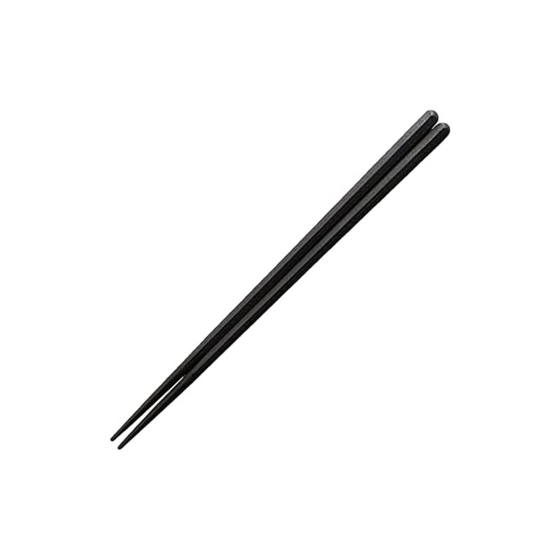 福井クラフト 箸 SPS樹脂箸 日本製 食洗機対応 新六角木目箸 黒 22.2cm 日本製
