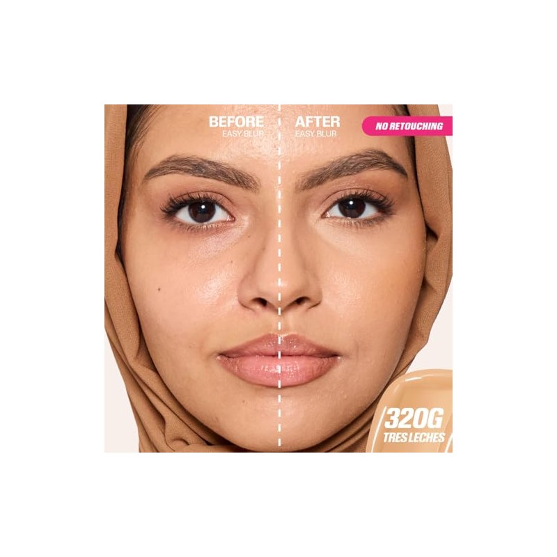 HUDABEAUTY Original Easy Blur Natural Airbrush Foundation, 30 ml, by