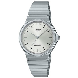 Casio Collection Standard Analog Wristwatch MQ-24 Series, Silver, Newest model
