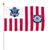 Fyon Maritime banner Ensign of the Coast Guard flag 3x5ft