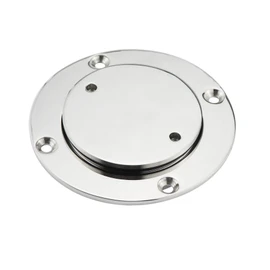 keehui Marine 316 Stainless Steel 4inch Inspection Deck Plate W/Screws for Boat