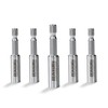 Geinxurn 2Inches Stainless Screwdriver Bit Holders, 5PACK Extension Socket Drill