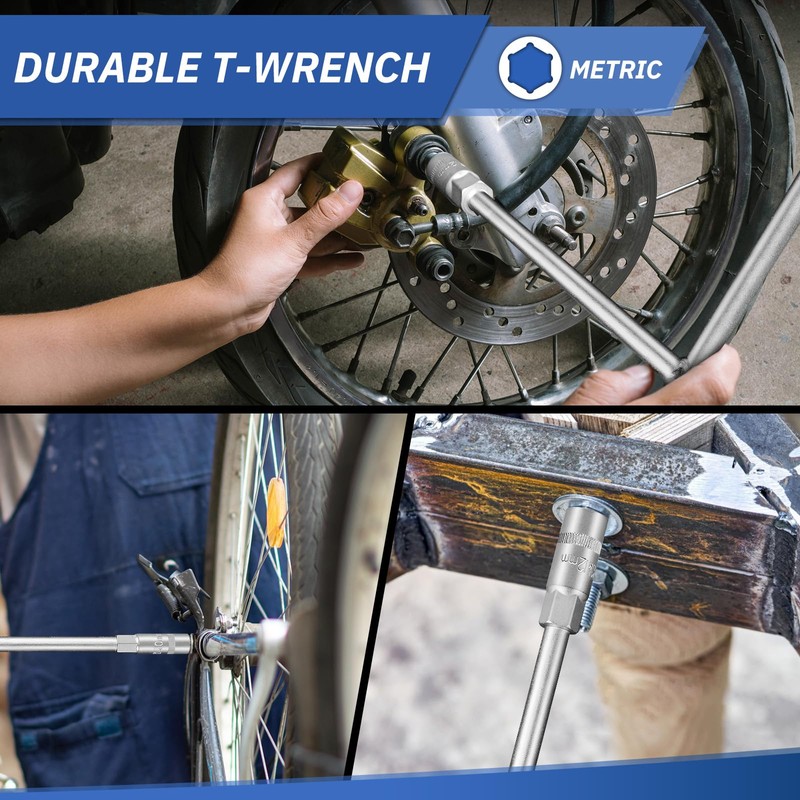 zozoa T - Handle Socket Set, Metric T Handle Wrench