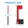 Ozland Professional Mailbox Flag, Galvanized Steel Mailbox Replacement Flag Kit,