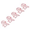 100pcs Cat Shape Paper Clips Increase Slip Resistance Rust Prevention