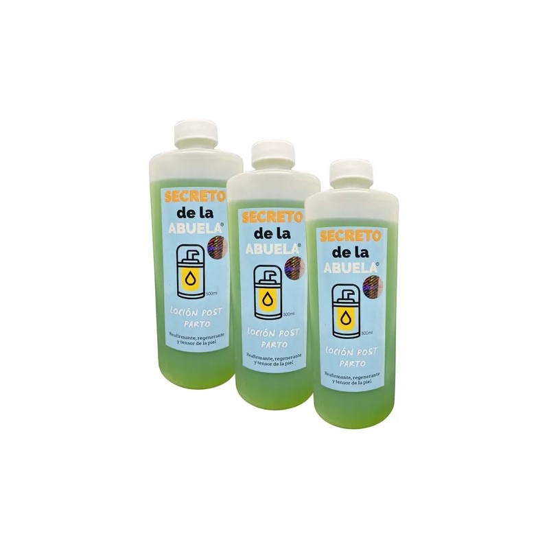 Loción Reafirmante Posparto Éter 500ml Skincare Pack De 3