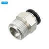 PATIKIL 12mm x 1/2"NPT Male Thread Push to Connect Fittings,