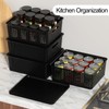 Xowine 6 Packs Plastic Woven Storage Basket with Lids, Lidded