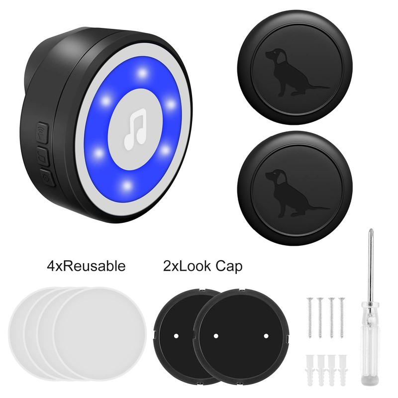 Wireless Dog Doorbell, Dog Bells for Potty Training IP65 Waterproof