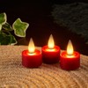 CozierGlow Rechargeable Flameless Candle with Remote Timer, 3D Moving Flame