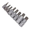 8PCS Hex Bit Set 1/2in 1/4in 3/8in Iron Hex Heads